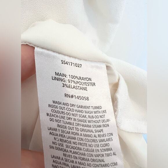 Stylestalker NWT Sadie Shift Dress white wrap dress small revolve Shopbop - Picture 8 of 11
